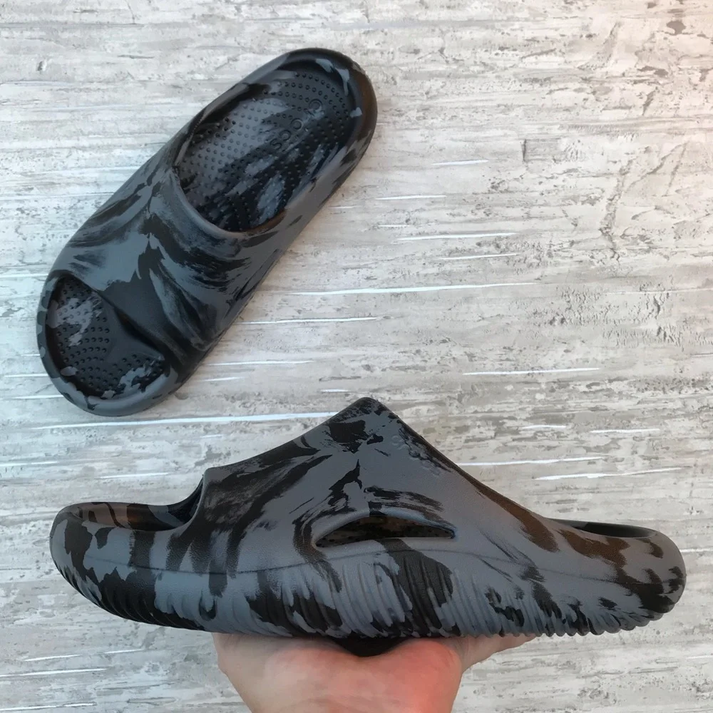 Crocs Mellow Marbled Slide - Picture 1 of 16